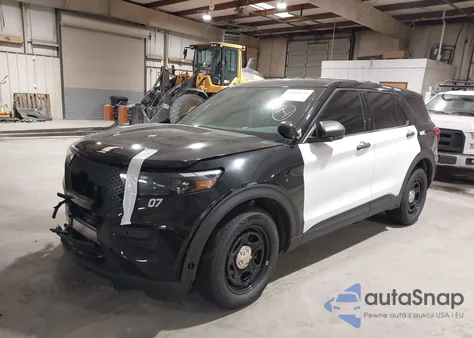 2024 Ford Police Interceptor из США, поврежденный, VIN 1FM5K8AC0RGA77412